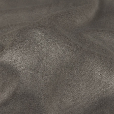 Gunmetal Creamy Polyester Velvet