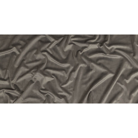 Gunmetal Creamy Polyester Velvet