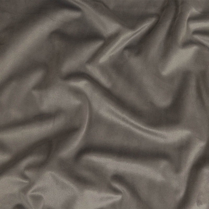 Gunmetal Creamy Polyester Velvet