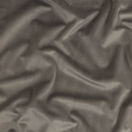 Gunmetal Creamy Polyester Velvet