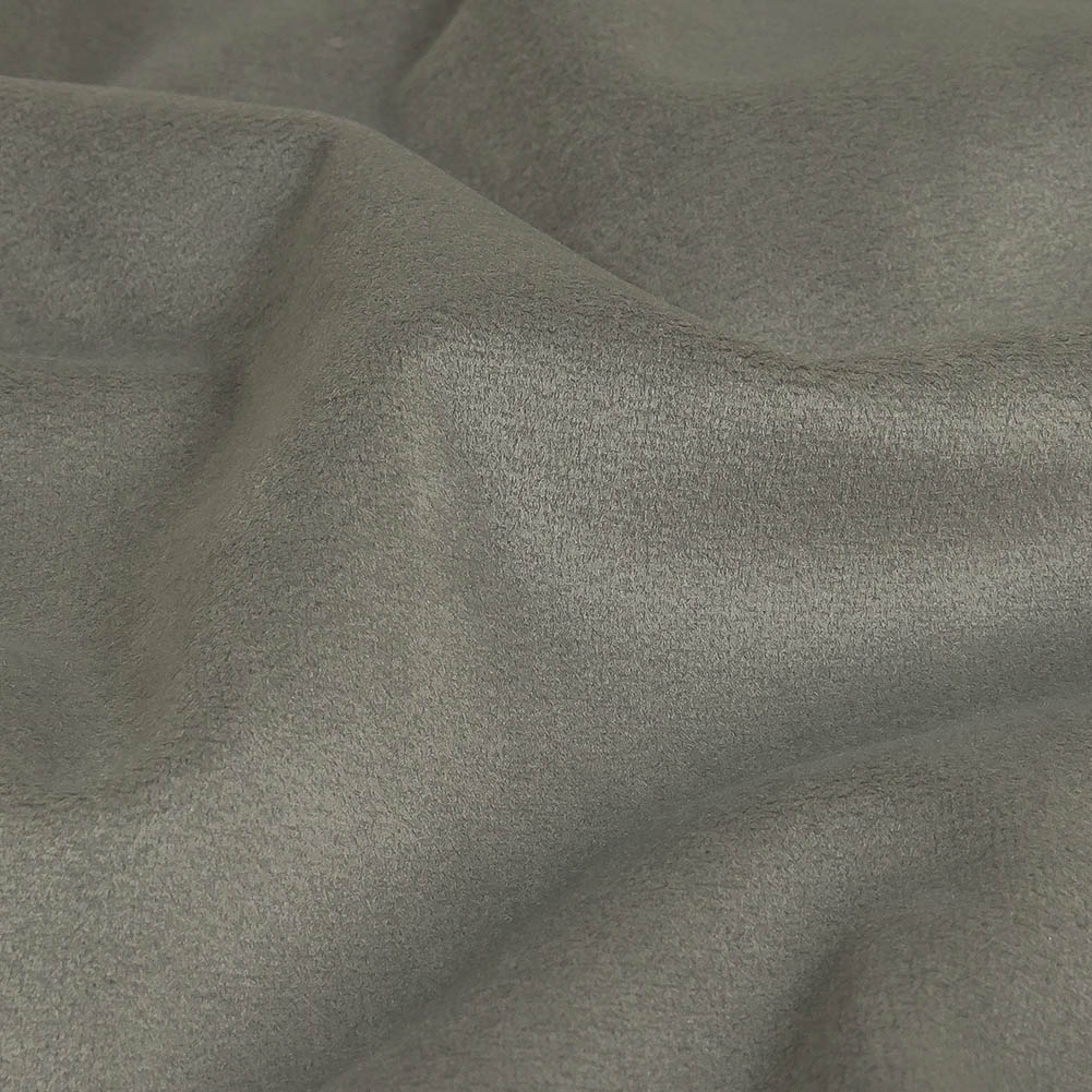 Nickel Creamy Polyester Velvet