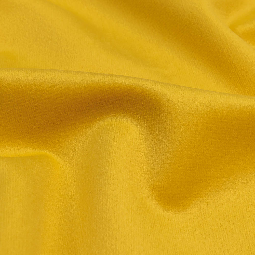 Victorian Gold Creamy Polyester Velvet