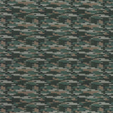 European Green Geometric Cotton Poplin