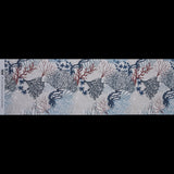 European Parisian Night and Mahogany Coral Reef Cotton Poplin