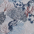 European Parisian Night and Mahogany Coral Reef Cotton Poplin