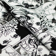 Comic Daze Polyester Spandex Fabric - Multicolor/Black White Comic Book Print, 58/60" Width (1 Yard)