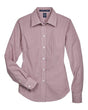 Women's Crown Collection Gingham Check Woven Dress Shirt