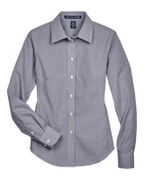 Women's Crown Collection Gingham Check Woven Dress Shirt