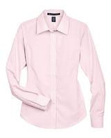 Women's Crown Collection Gingham Check Woven Dress Shirt