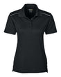 Women's Radiant Performance Piqué Polo with Reflective Piping
