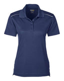 Women's Radiant Performance Piqué Polo with Reflective Piping