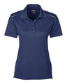 Women's Radiant Performance Piqué Polo with Reflective Piping