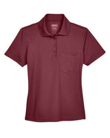 CORE365 Women's Origin Performance Piqué Polo with Pocket