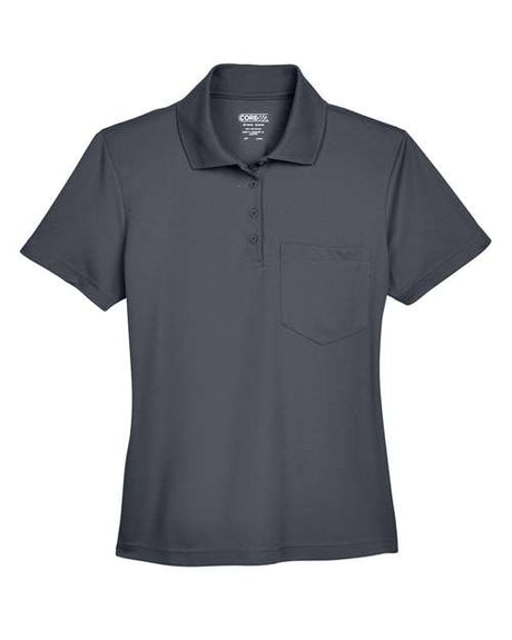 CORE365 Women's Origin Performance Piqué Polo with Pocket