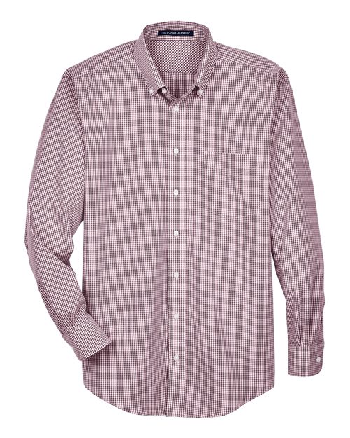 Men's Crown Collection Gingham Check Woven Dress Shirt