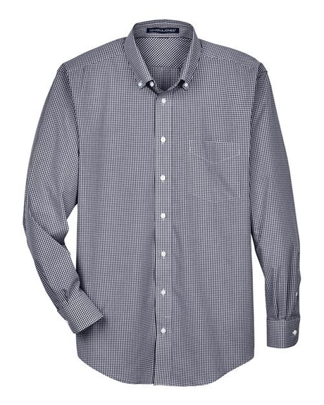 Men's Crown Collection Gingham Check Woven Dress Shirt