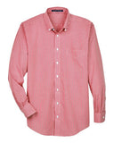 Men's Crown Collection Gingham Check Woven Dress Shirt