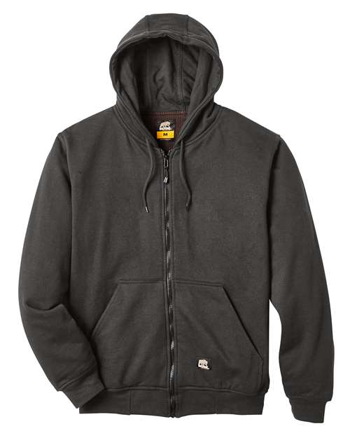 Berne Apparel Men's Tall Heritage Thermal-Lined Full-Zip Hooded Sweatshirt