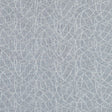 White and Metallic Silver Embroidered Drapery Sheer