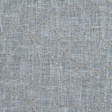 Gray and Metallic Silver Embroidered Drapery Sheer