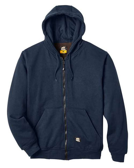 Berne Apparel Men's Tall Heritage Thermal-Lined Full-Zip Hooded Sweatshirt