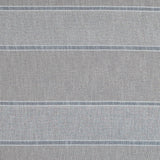 Natural and Metallic Silver Awning Striped Drapery Sheer
