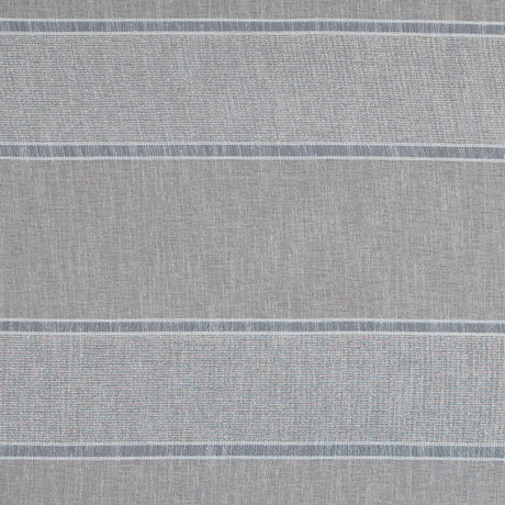 Natural and Metallic Silver Awning Striped Drapery Sheer