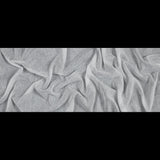 White and Metallic Silver Drapery Sheer