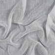 White and Metallic Silver Drapery Sheer