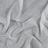 White and Metallic Silver Drapery Sheer