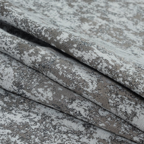 Pewter Metallic Marble Chenille