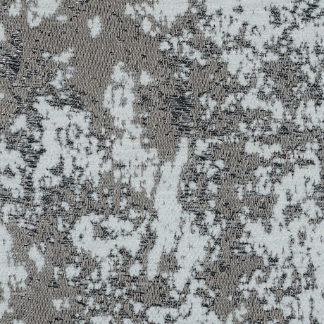 Pewter Metallic Marble Chenille