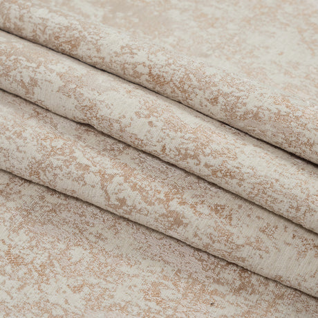Champagne Metallic Marble Chenille