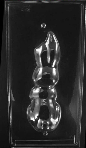 3D Jumbo Floppy Ear Bunny Chocolate Mold - Back - LPE300B