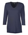 Devon & Jones Women's Perfect Fit Bracelet-Length V-Neck Top