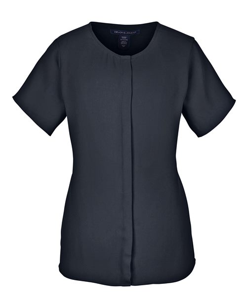 Devon & Jones Women's Perfect Fit Crepe Blouse