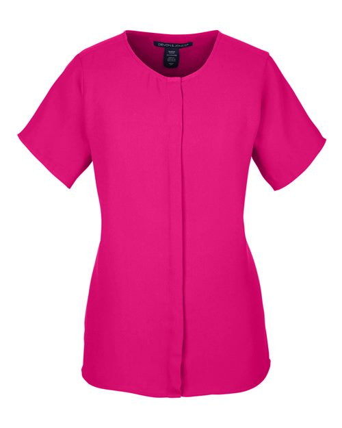 Devon & Jones Women's Perfect Fit Crepe Blouse
