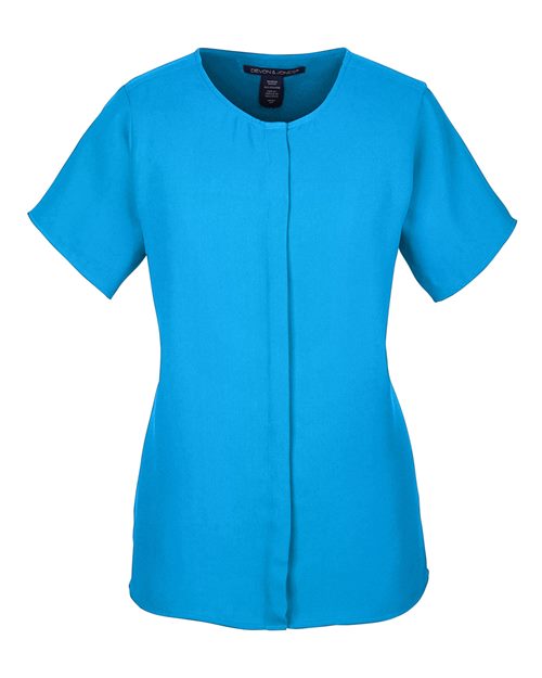 Devon & Jones Women's Perfect Fit Crepe Blouse