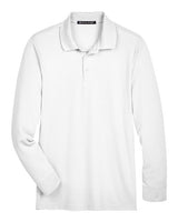 Devon & Jones Men's CrownLux Performance Plaited Long Sleeve Polo