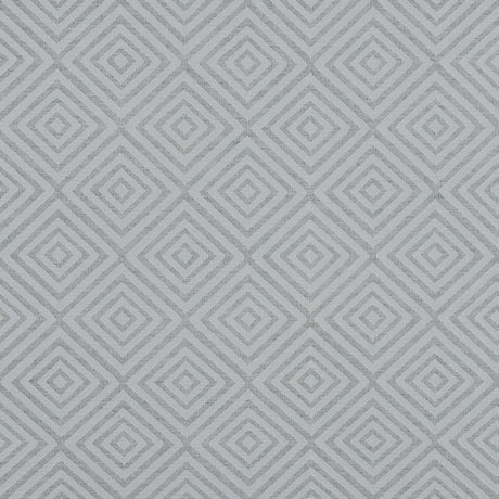 Gray and Off-White Diamond Patterned Jacquard