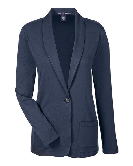 Devon & Jones Women's Perfect Fit Shawl Collar Cardigan