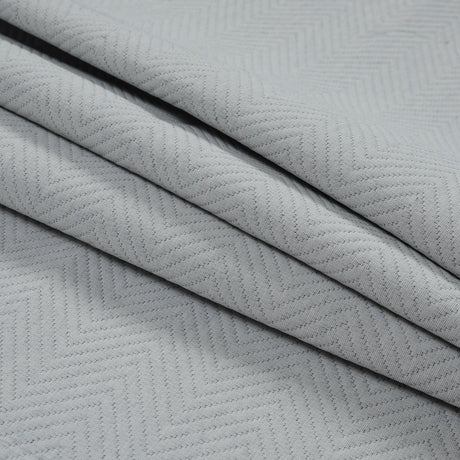 Off-White Chevron Upholstery Woven