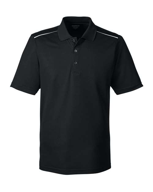 CORE365 Men's Radiant Performance Piqué Polo with Reflective Piping