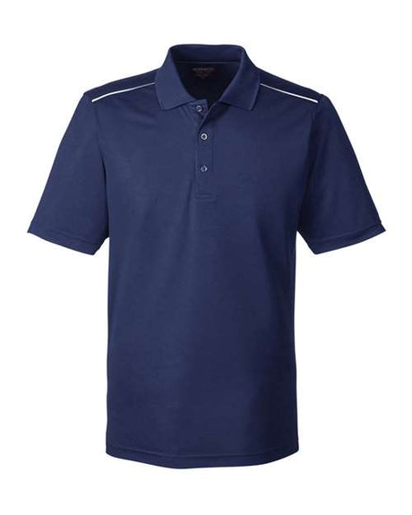 CORE365 Men's Radiant Performance Piqué Polo with Reflective Piping