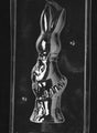 3D Jumbo Girl Bunny Chocolate Mold - Back - LPE302B