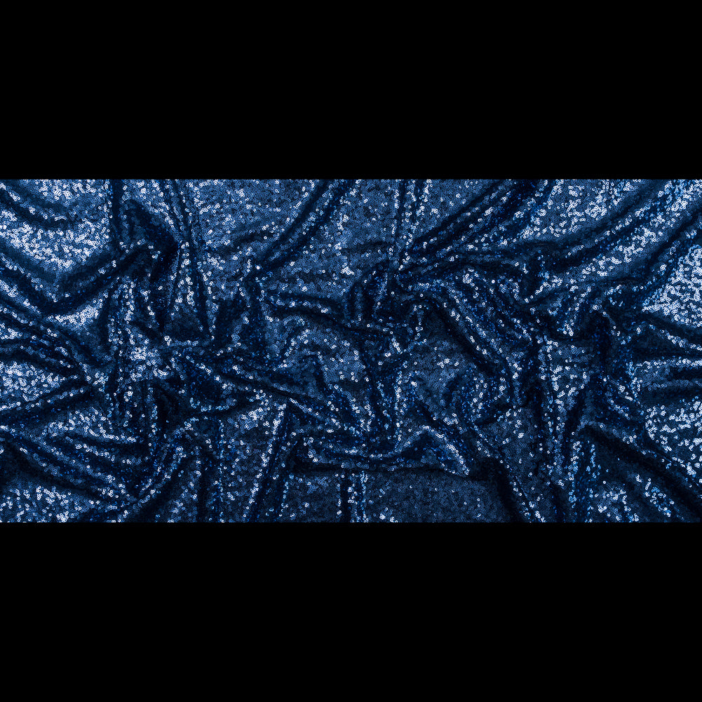 Mesh with Baby Sequins - Navy - Mariah Collection
