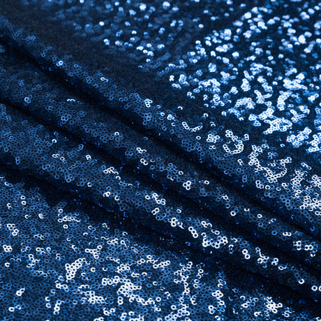 Mesh with Baby Sequins - Navy - Mariah Collection