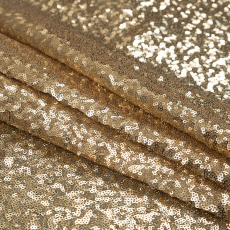 Mesh with Baby Sequins - Gold - Mariah Collection