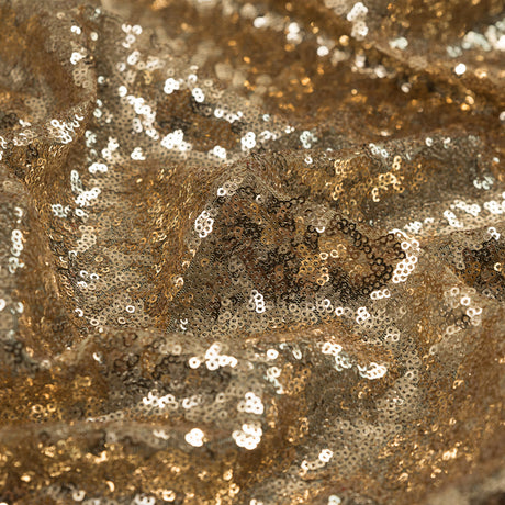 Mesh with Baby Sequins - Gold - Mariah Collection