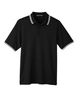 Devon & Jones Men's CrownLux Performance Plaited Tipped Polo